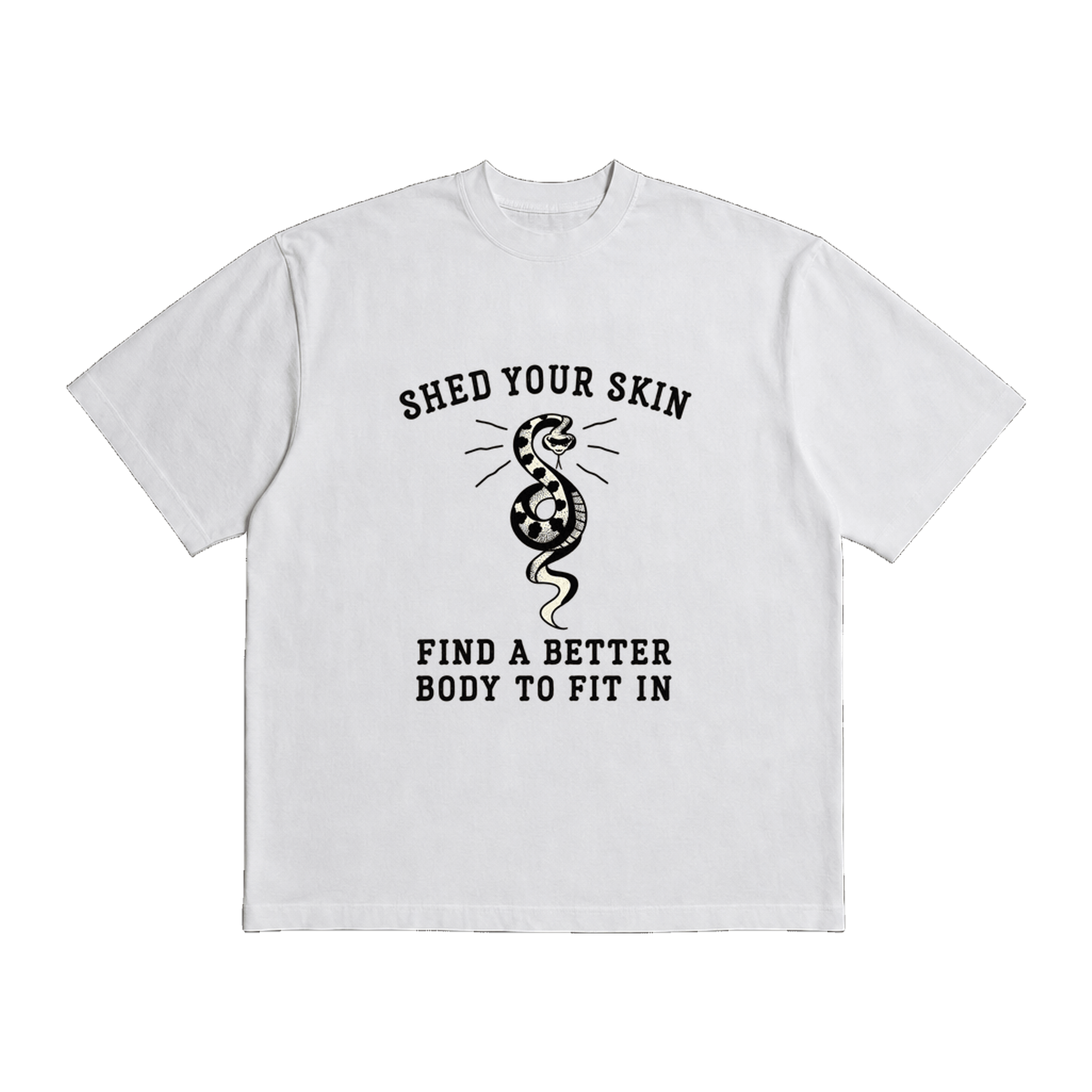 Title Fight Shed White Heavy Weight Tee