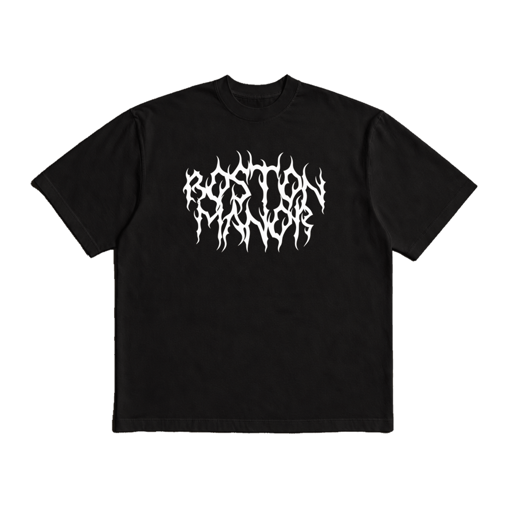 Boston Manor Metalcore Band Logo Heavy Weight Tee