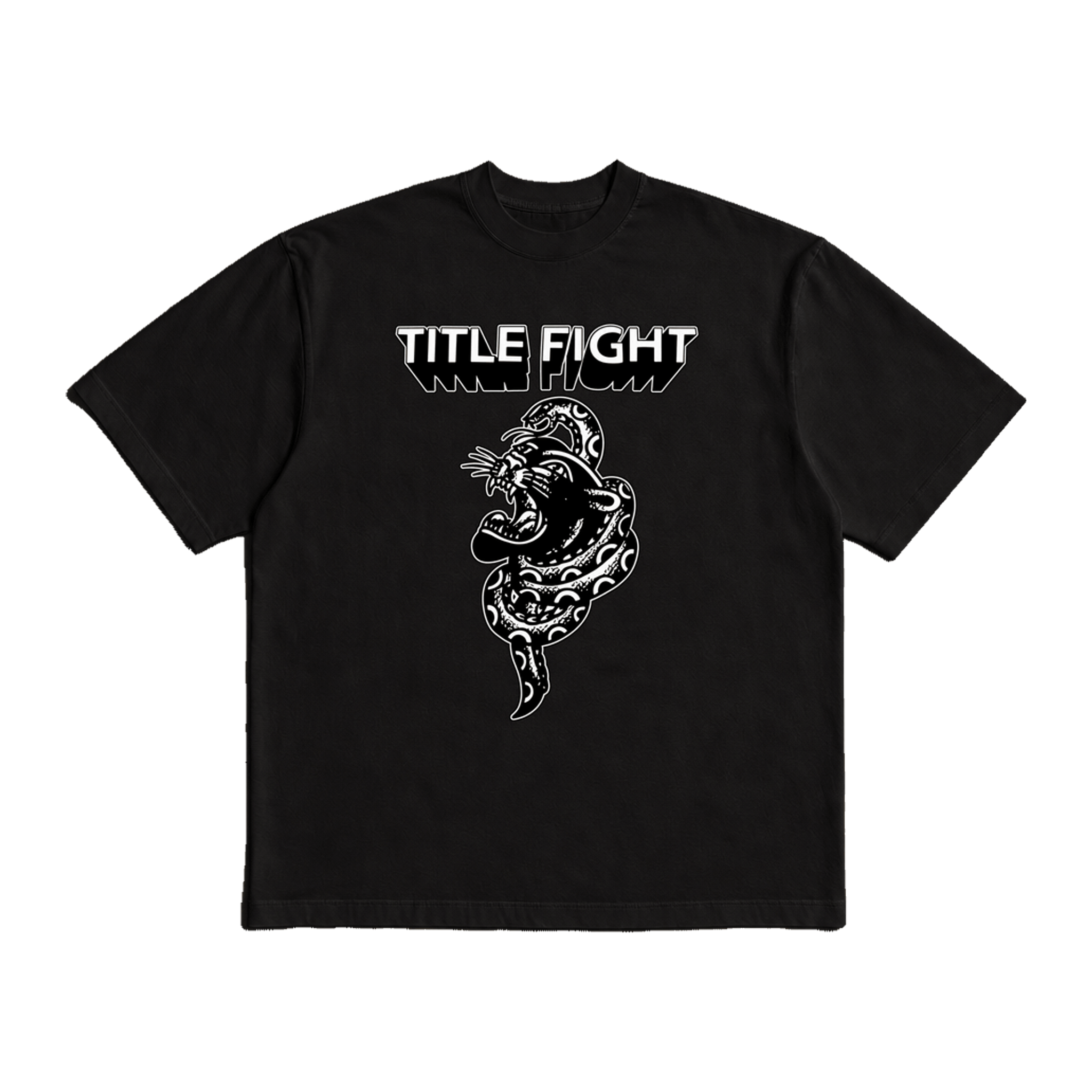 Title Fight Floral Green Heavy Weight Tee