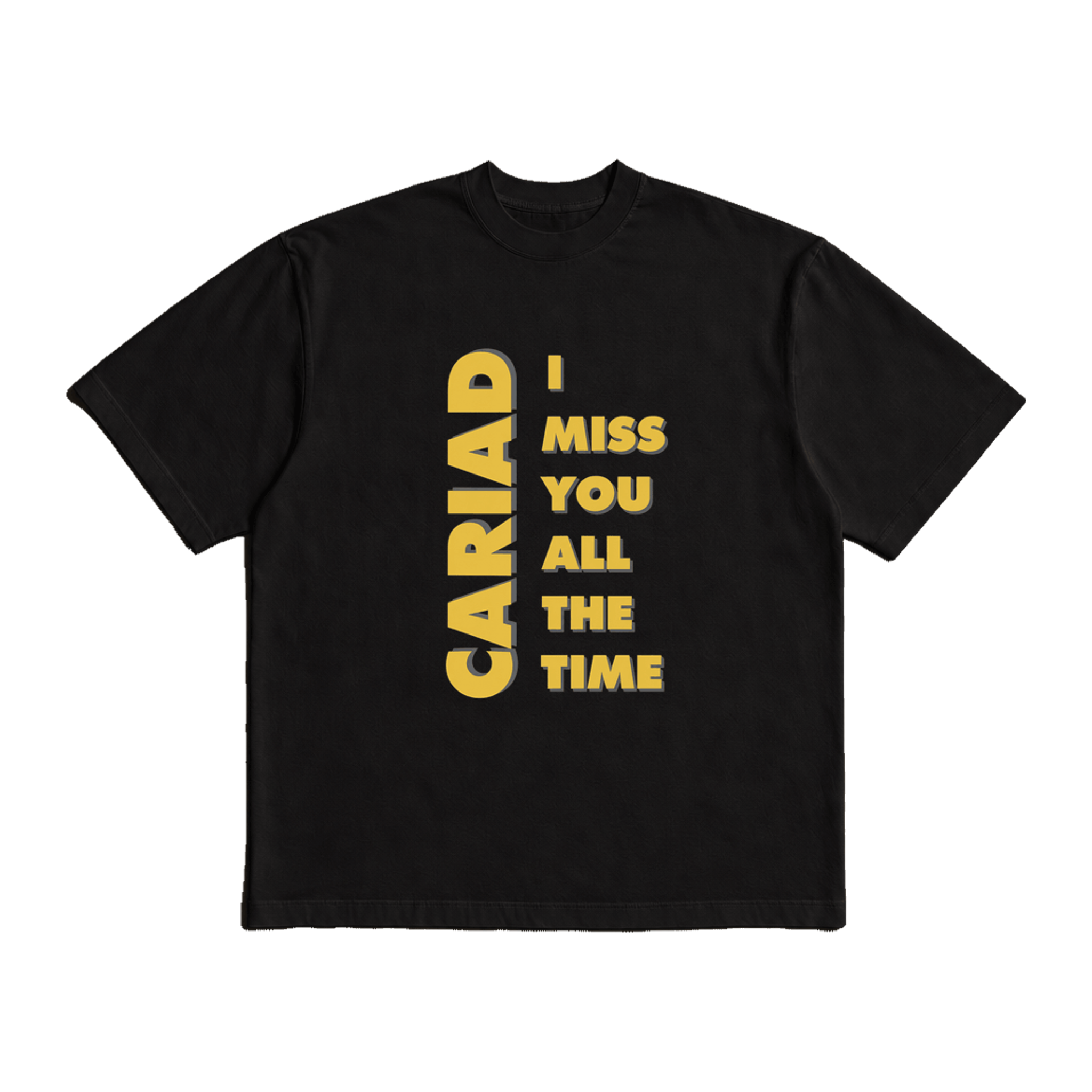 The Royston Club Cariad Black Heavy Weight Tee