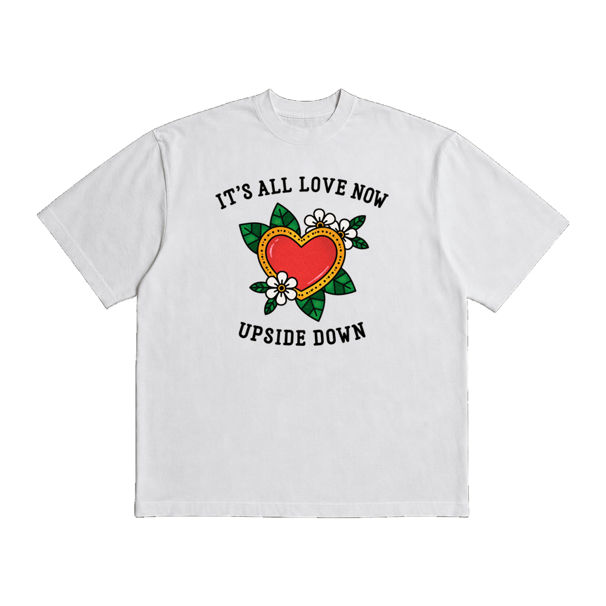 The Story So Far Upside Down White Heavy Weight Tee