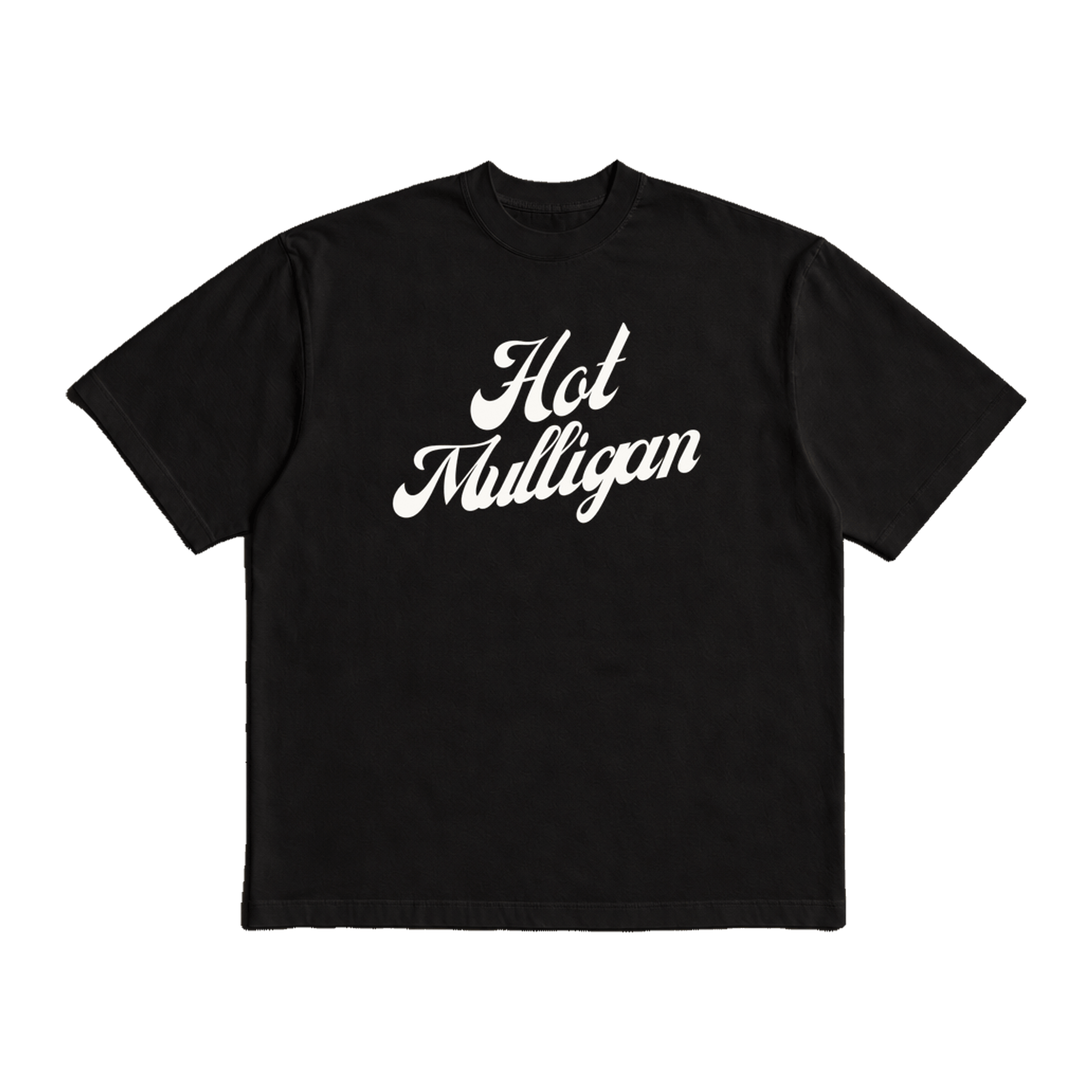 Hot Mulligan Band Script Heavy Weight Tee