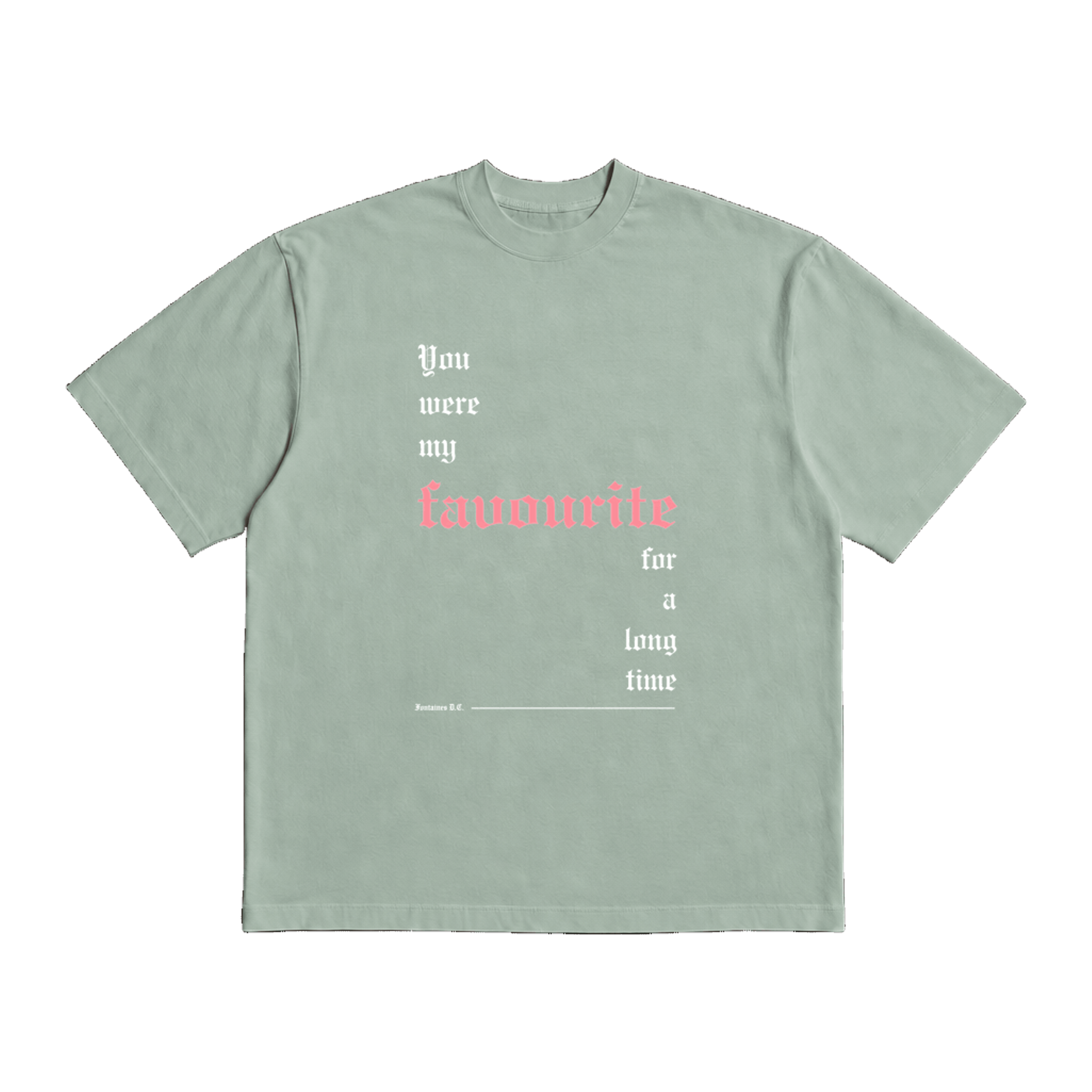 Fontaines DC Favourite Laurel Heavy Weight Tee